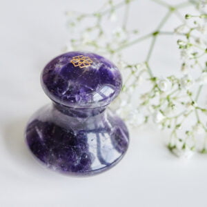 Amethyst mushroom gua sha